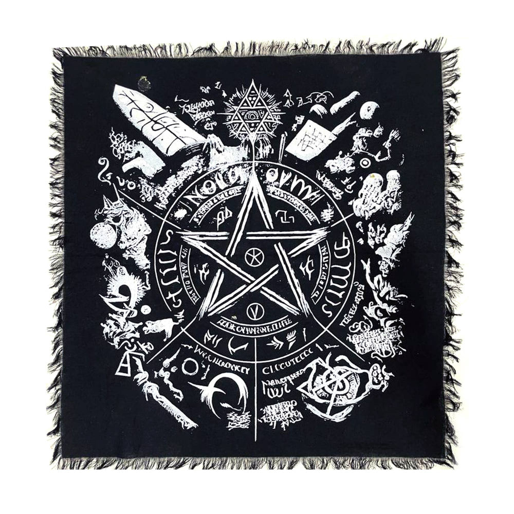 Pentagram Altar Cloth Witchcraft Designs by Deekay Inc.