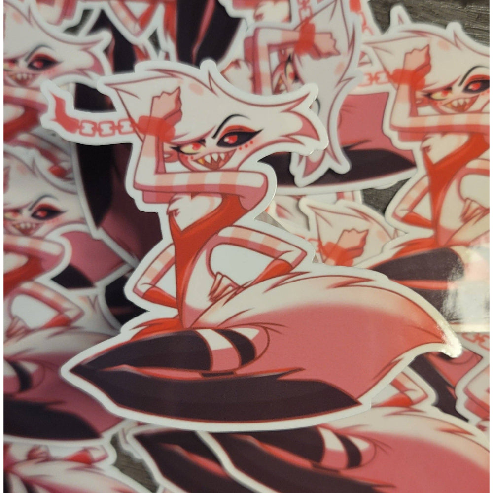Pink Angel Sticker