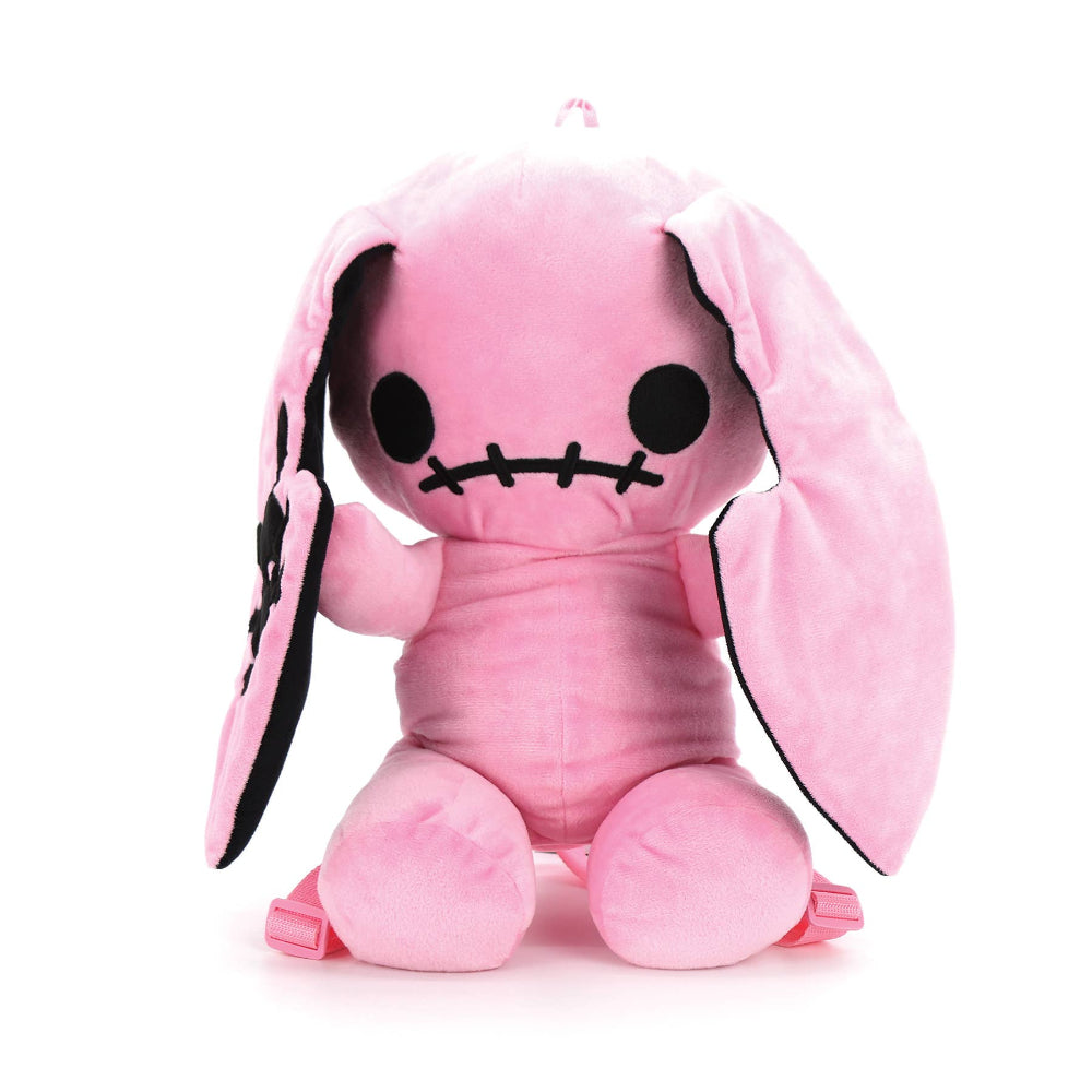 Pink Bunny Plush Backpack