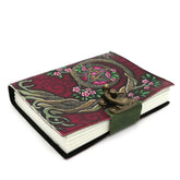 Pink Tree Pentacle Leather Journal