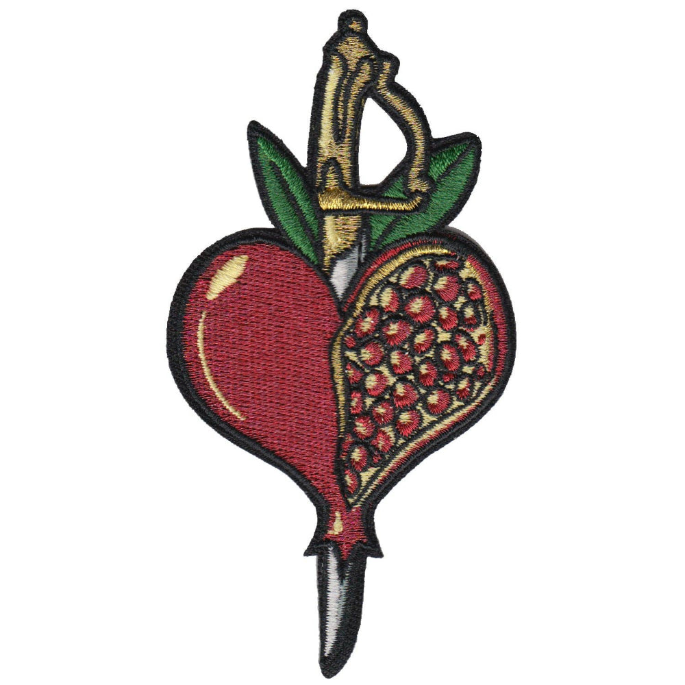 Pomegranate Love Embroidered Patch Accessories 13th Press