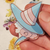 Pride Witch Acrylic Pin Trans