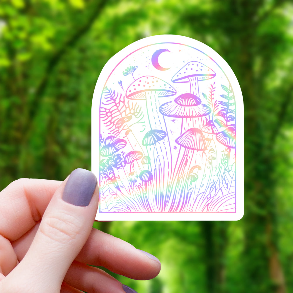 Prism Magical Mushroom Sticker