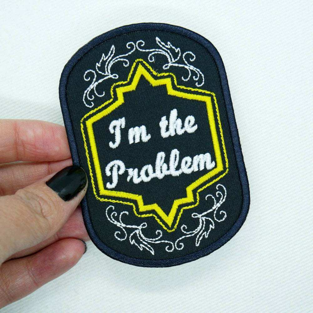 Problem Badge Iron On Patch