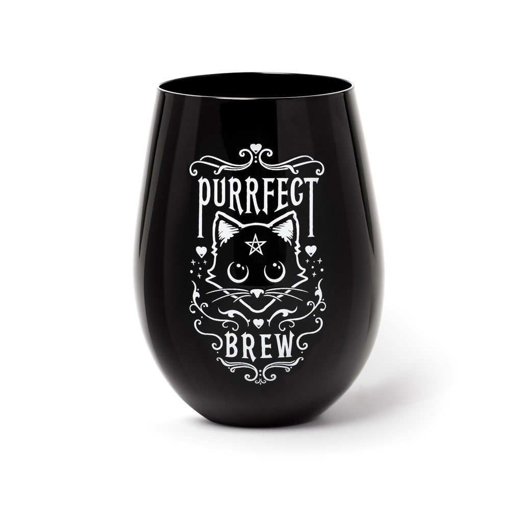 Purrfect Brew Glass