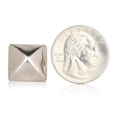 Pyramid Stud 5/8" Silver