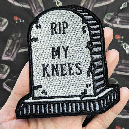 RIP My Knees Iron On Patch