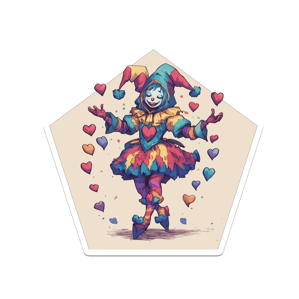 Jester Sticker