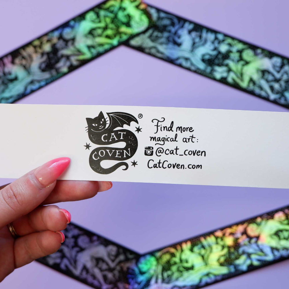 Rabbits vs Skeletons Holographic Sticker