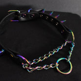 Martingale Collar Rainbow Spiked