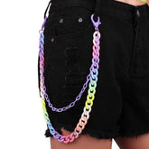 Rainbow Acrylic Waist Chain