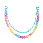 Rainbow Acrylic Waist Chain