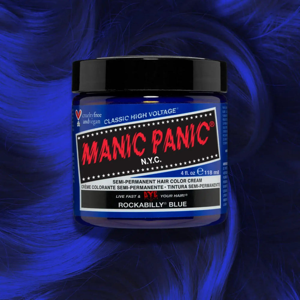 Rockabilly Blue Classic High Voltage Hair Color