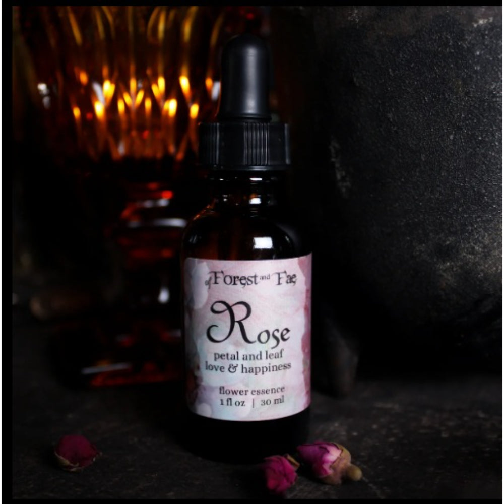 Rose Petal and Leaf Flower Essence for Love and Happiness