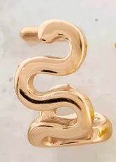 Nose Screw Snake Curve Rose Gold