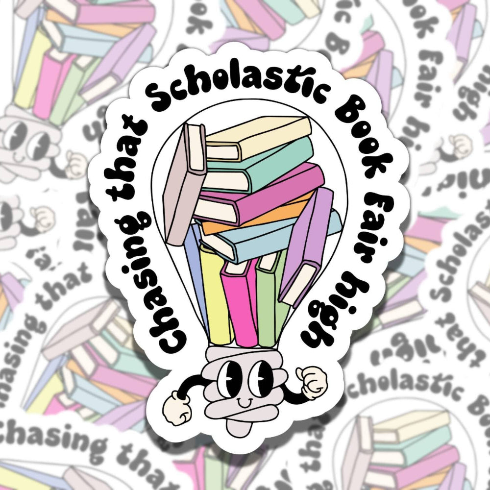 Scholastic Book Fair Vinyl Sticker