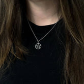 Silver Pentacle Necklace