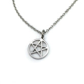 Silver Pentacle Necklace