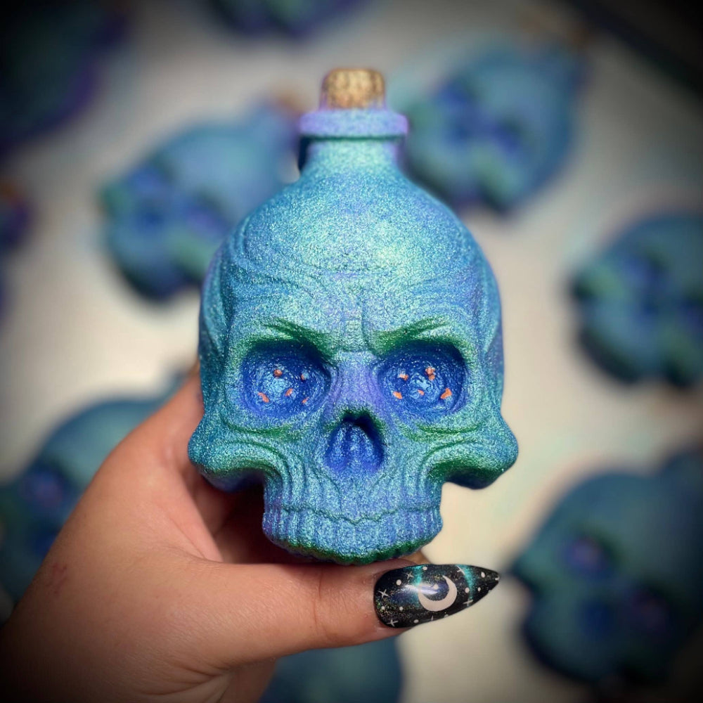 Skull Potion Bath Bomb Self Care Boil & Bubble