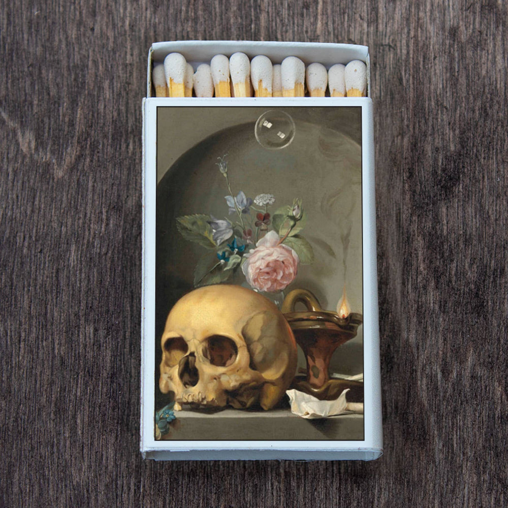 Skull with Bubble Matchbox