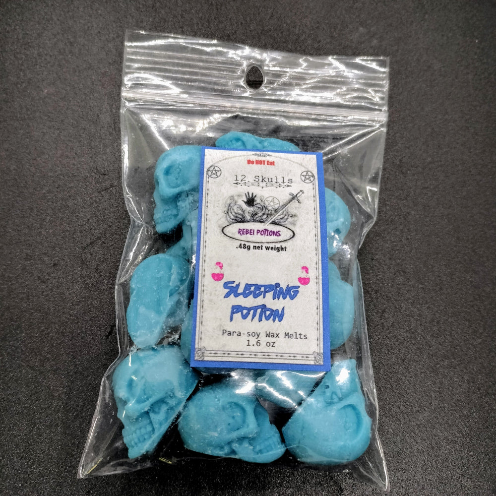Sleeping Potion Mini Skull Wax Melts
