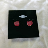 Handmade Cat Studs Small Pink*
