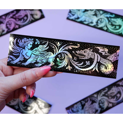 Sphinx vs Dragon Holographic Sticker