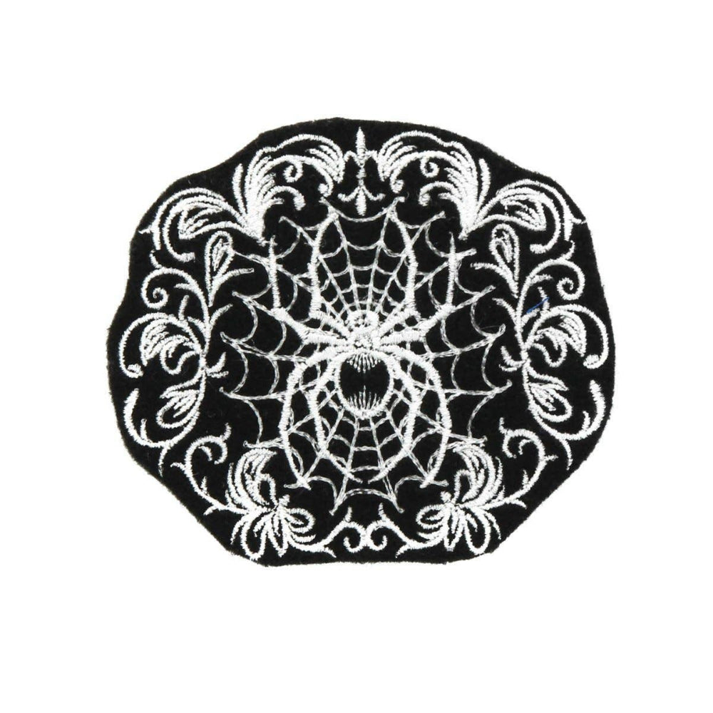 Spiderweb Filigree Iron On Patch