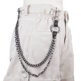 Spiked Ring Chain Wallet Chain