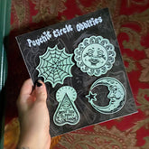 Spirit Board Patch Set Glow in the Dark