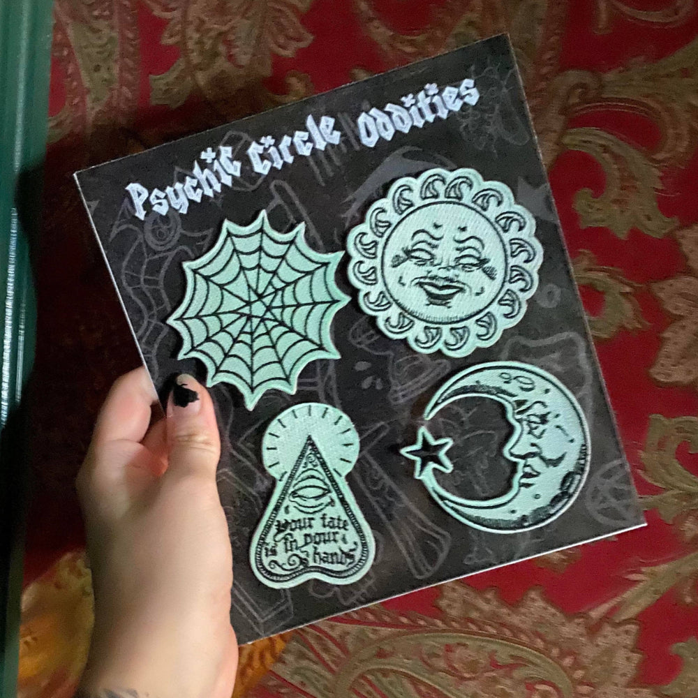 Spirit Board Patch Set Glow in the Dark