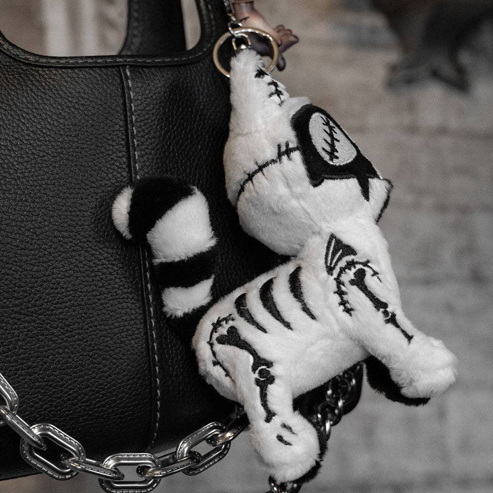 Stitch Kitty Plush Keychain