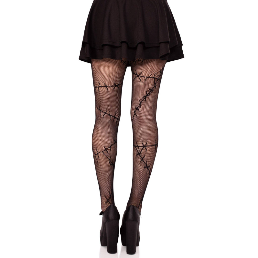 Stitched Up Net Tights