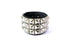 Silver Pyramid Studded Wristband