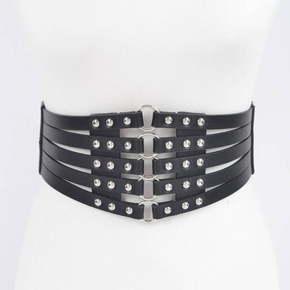 Studded Wide Belt