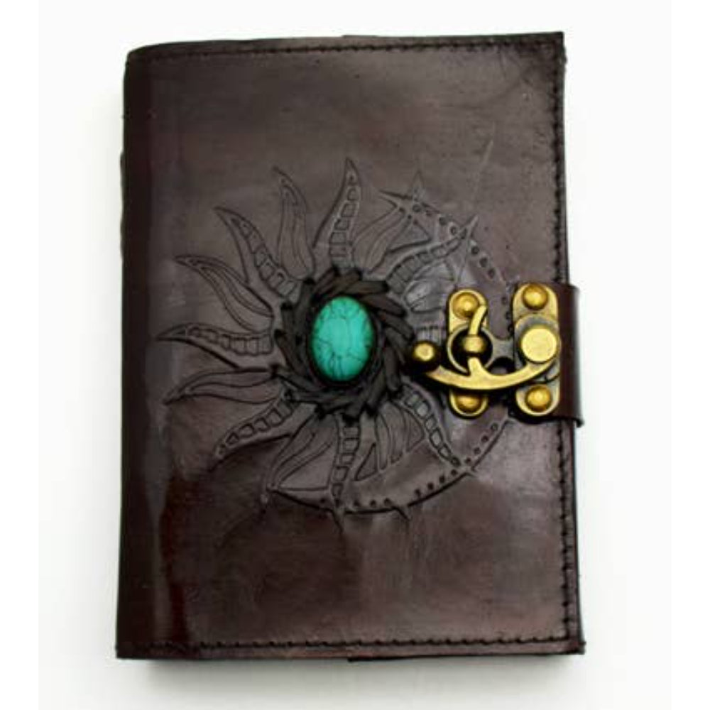 Sun Moon Leather Embossed Journal Stationery Fantasy Gifts   