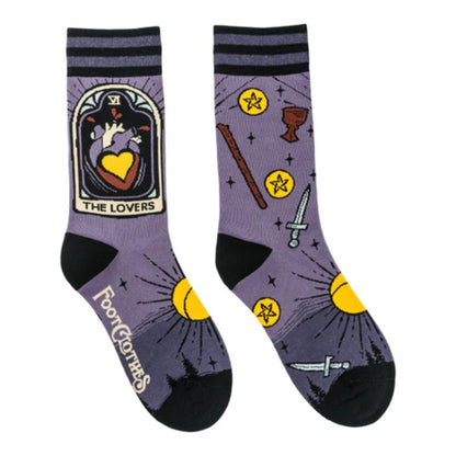 Tarot Nouveau Lovers Crew Socks