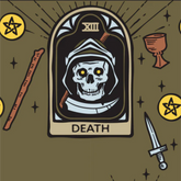 Tarot Nouveau Death Crew Socks