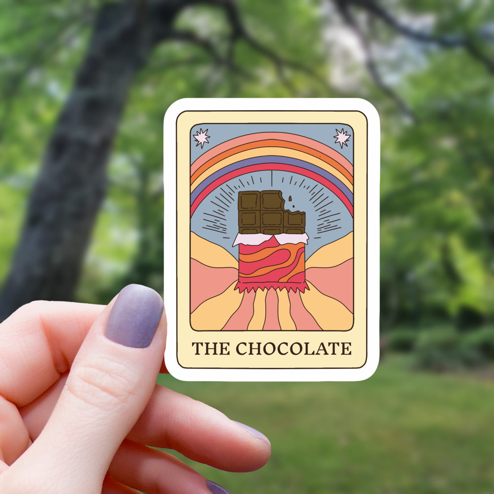 The Chocolate Tarot Card Sticker Sticker Mimic Gaming Co   