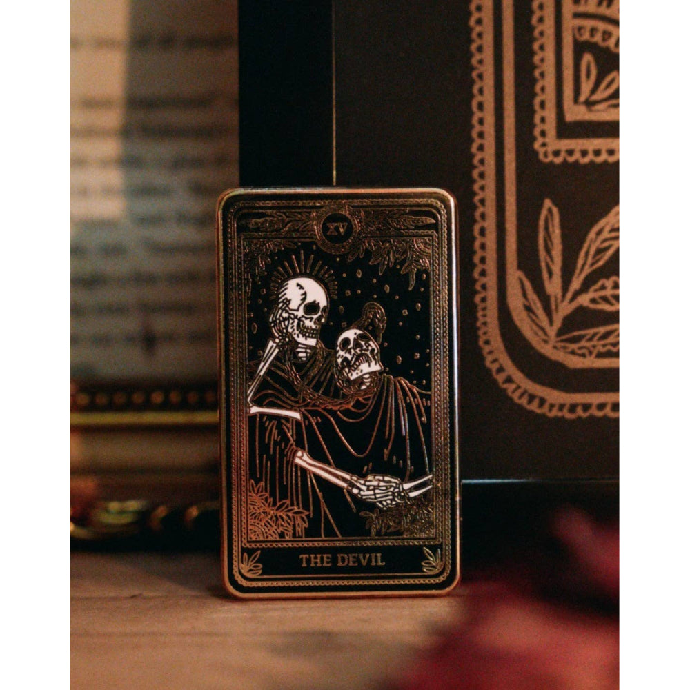 The Devil Tarot Enamel Pin Accessories 13th Press