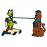 The Dog and the Stoner Enamel Pin