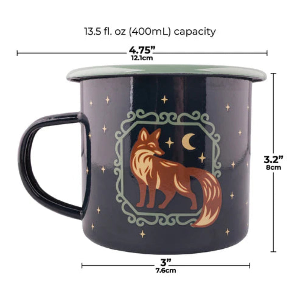 The Fox Enamel Mug