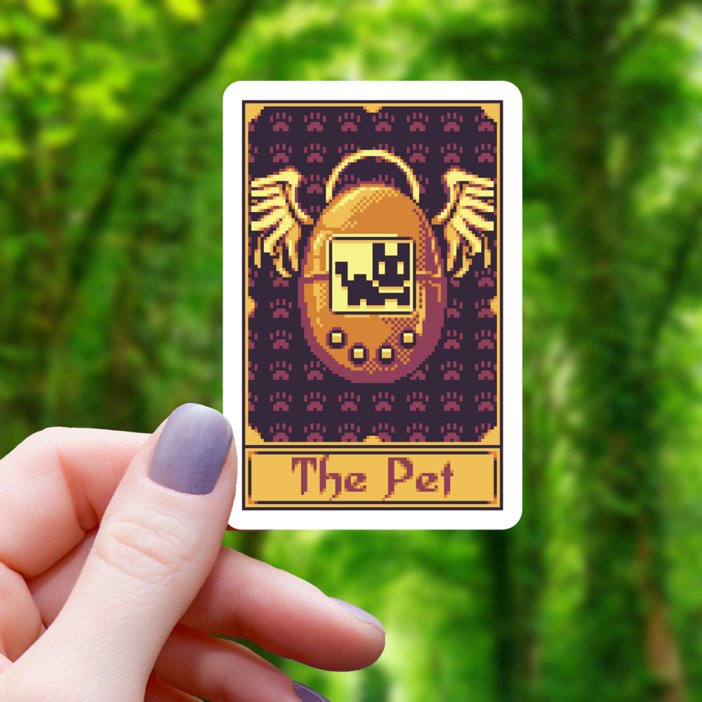 The Pet Tarot Card Sticker