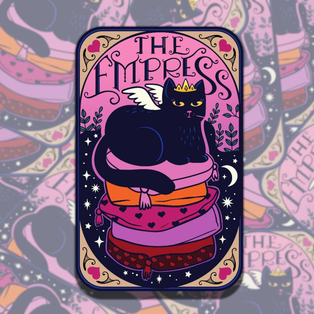 The Empress Cat Vinyl Sticker
