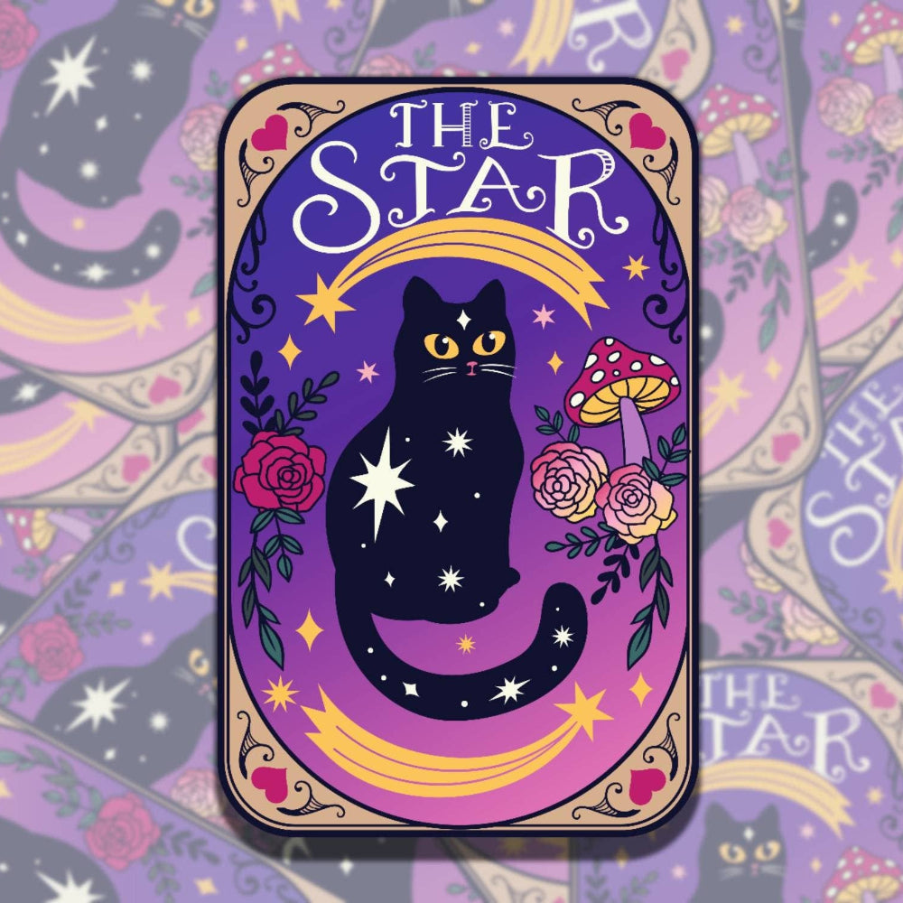 The Star Cat Vinyl Sticker