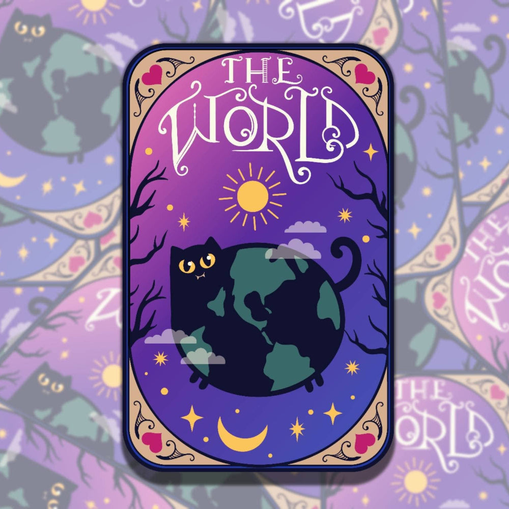 The World Cat Vinyl Sticker