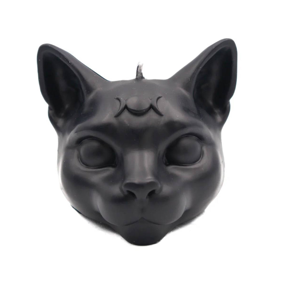 Third Eye Cat Pillar Candle