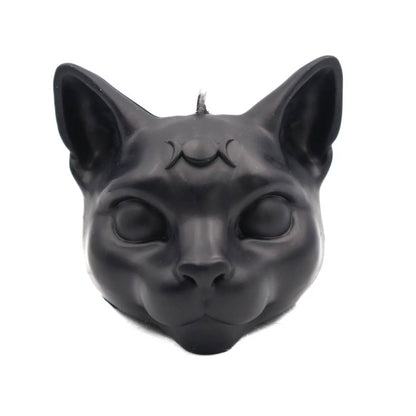 Third Eye Cat Pillar Candle