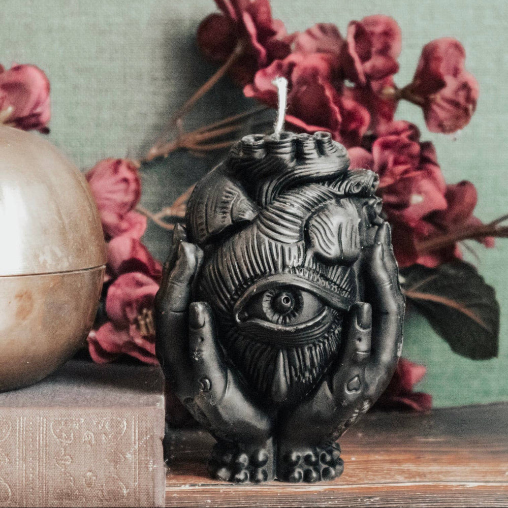 Third Eye Heart Pillar Candle