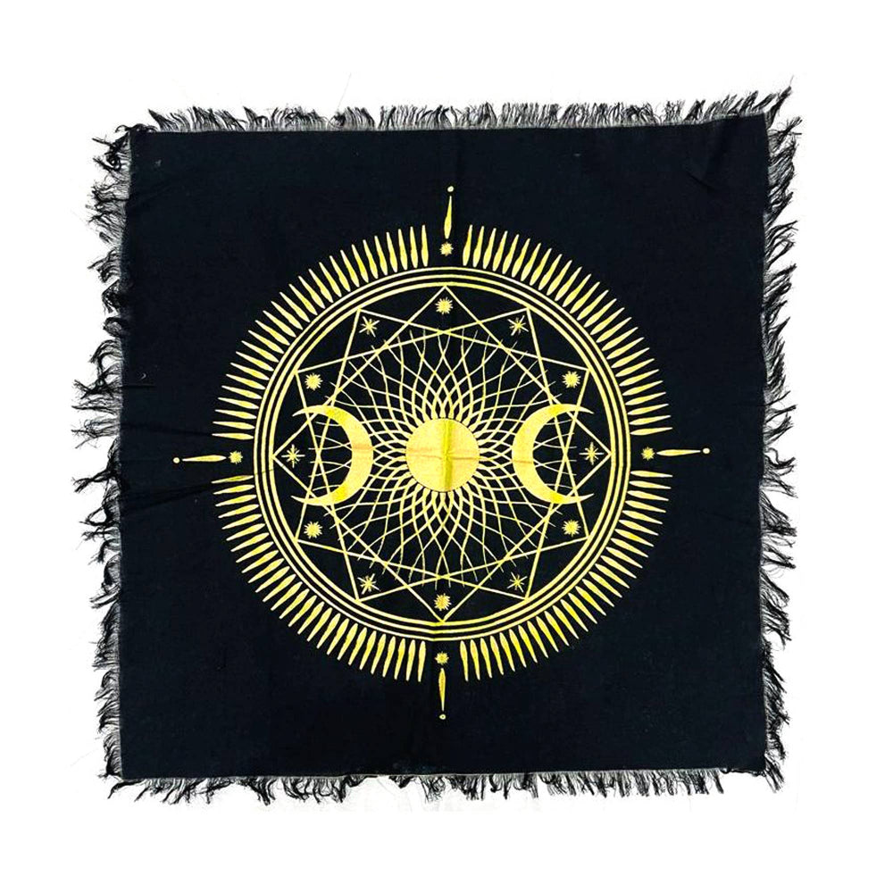 Triple Moon Altar Cloth Witchcraft Designs by Deekay Inc.